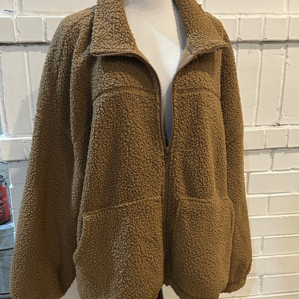 Old Navy Tan Sherpa Jacket